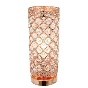 Gold Clear Beads Electric Touch Lamp Fragrance Oil Wax Warmer
